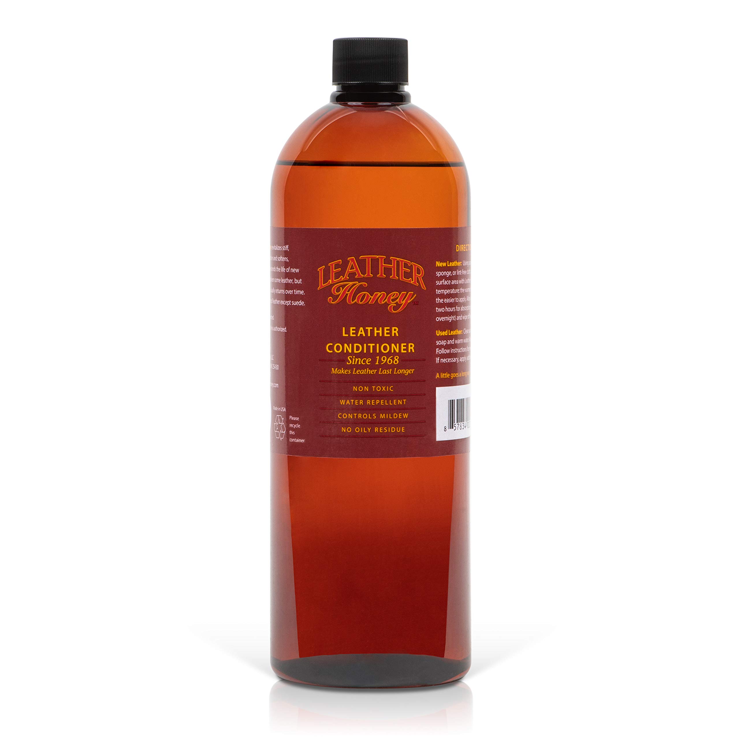 Leather Honey Leather Conditioner, NonToxic & Made in the Usa Since