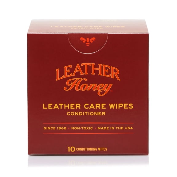 Leather Honey Conditioner Wipes: 10 Conditioner Wipes