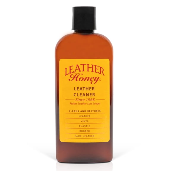 Leather Honey Non-Toxic Leather Cleaner for Deep Cleaning Leather, Faux & Vinyl, 8oz