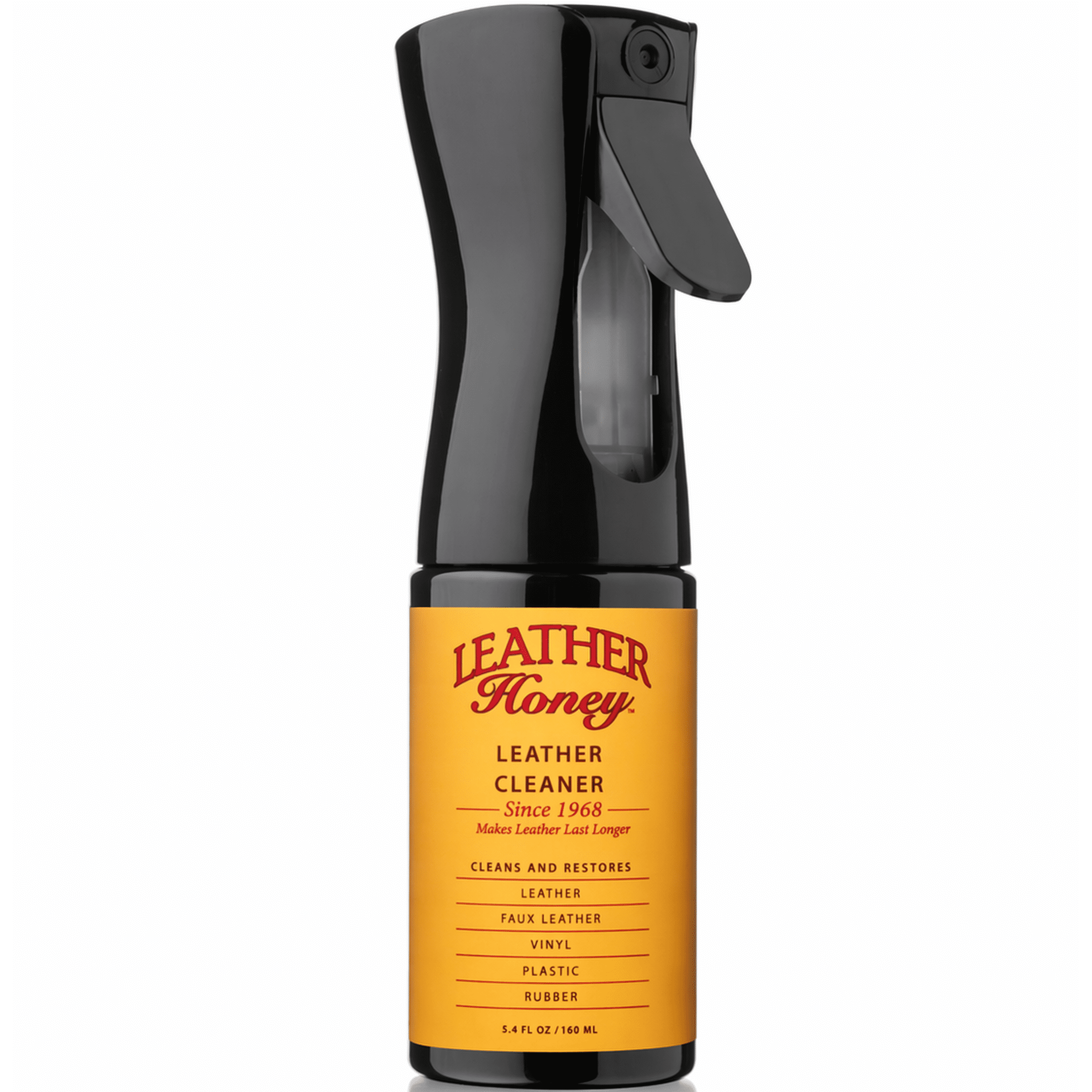 Leather Honey Non-Toxic, pH Balanced Leather Cleaner with Flairosol Spray Bottle, 5.4 fl oz, 1 Count