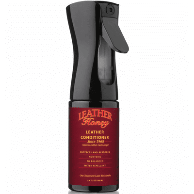 Leather Honey Non-Toxic, pH Balanced Leather Conditioner with Flairosol Spray Bottle, 5.4 fl oz, 1 Count