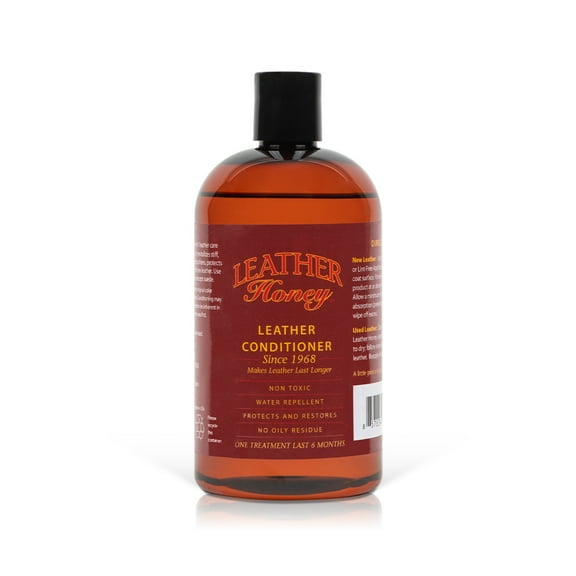 Leather Honey Leather Conditioner, Since 1968. For All Leather Items Including Auto, Furniture, Shoes, Purses and Tack. Non-Toxic and Made in the USA