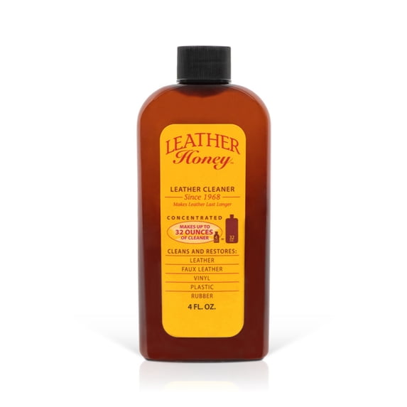 Leather Honey Non-Toxic Leather Cleaner, Concentrated Formula, 4 oz