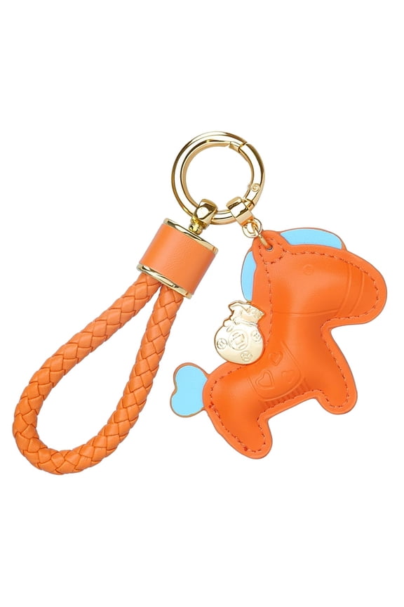 Leather Horse Bag Charm, PU Bags Charm for Women Girls Ladies