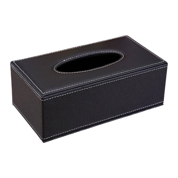 Leather Hotel Tissue Box, Leather Restaurant Drawer Box, European Style Creative Advertising Tissue Box