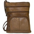 thumbnail image 1 of Leather In Chicago KP004cLarge-BRN Cowhide Leather Messenger Bag Extra Large, Brown, 1 of 1