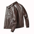 Leather Jacket Men Handsome Windproof Top Clothing Leather Spring