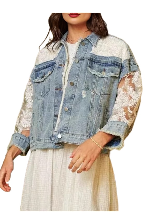 Leather Jacket for Women Snake Pattern PU Motorcycle Jacket Zip Up Crop Leather Jacket Light Blue S