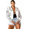 thumbnail image 1 of Leather Jacket with Detachable Sleeves, Fashion Jacket, 1 of 2