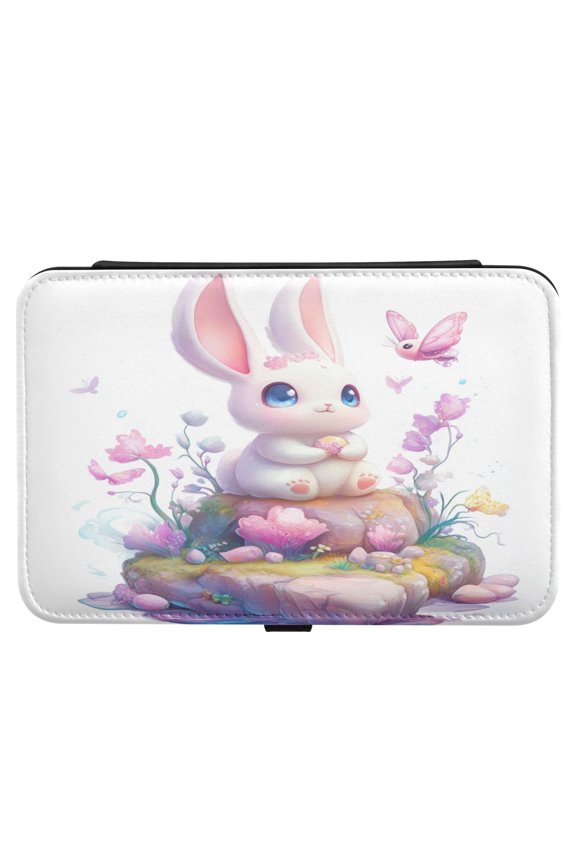 Leather Jewelry Box Rectangular 8.27x5.5x1.78In Travel Jewelry Storage Earrings Necklace Bracelet Watch Brooch Storage Beautiful Cartoon Elf