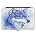 thumbnail image 1 of Leather Jewelry Box Rectangular 8.27x5.5x1.78In Travel Jewelry Storage Earrings Necklace Bracelet Watch Brooch Storage Pretty Wolf, 1 of 8