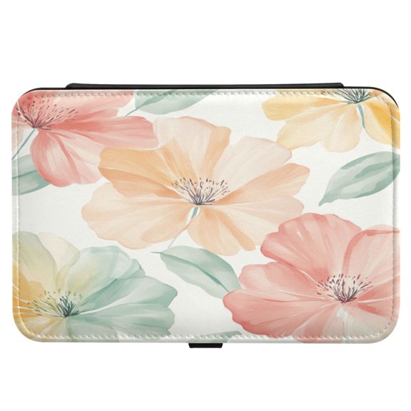 Leather Jewelry Box Rectangular 8.27x5.5x1.78In Travel Jewelry Storage Earrings Necklace Bracelet Watch Brooch Storage Super Beautiful Yellow Flowers