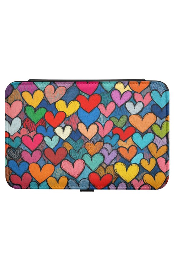 Leather Jewelry Box Rectangular 8.27x5.5x1.78In Travel Jewelry Storage Earrings Necklace Bracelet Watch Brooch Storage Valentine's Day Heart