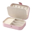 thumbnail image 1 of Leather Jewelry Storage Box - 11.5*16.5cm, Double-Layer Design for Rings and Necklaces, Portable and Anti-Oxidation, Wholesale Price, 1 of 9