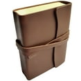 thumbnail image 1 of Leather Journal for Men Vintage Diary Writing Notebook, Unlined Papers Handmade Bound Blank Sketchbook Notepad Gift for Artist Writers by Rustic Town, Brown, 1 of 9
