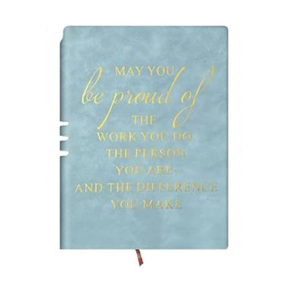 Leather Journal Notebook Motivational Journal Notepads Travel Notebook 100Sheets Lined for Employee Appreciation Present