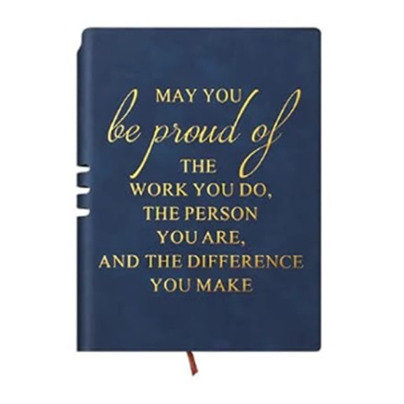 Leather Journal Notebook Motivational Journal Notepads Travel Notebook 100Sheets Lined for Employee Appreciation Present