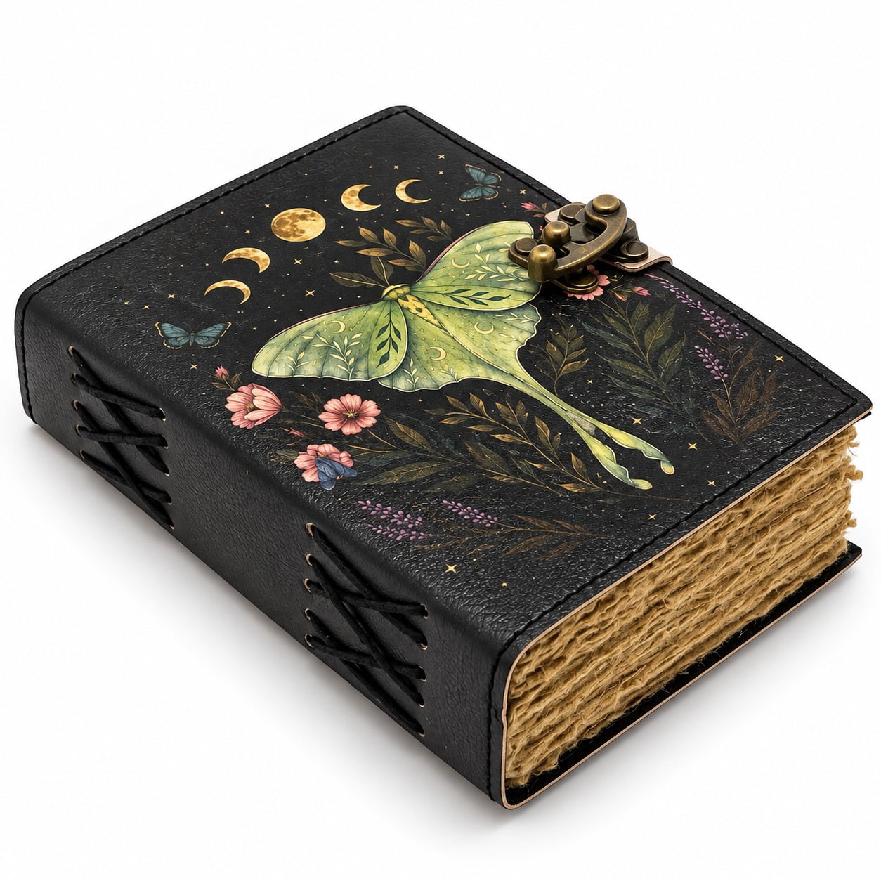 Leather Journal Writing Notebook for Men and Women, 7 x 5 Inch, Fairy ...