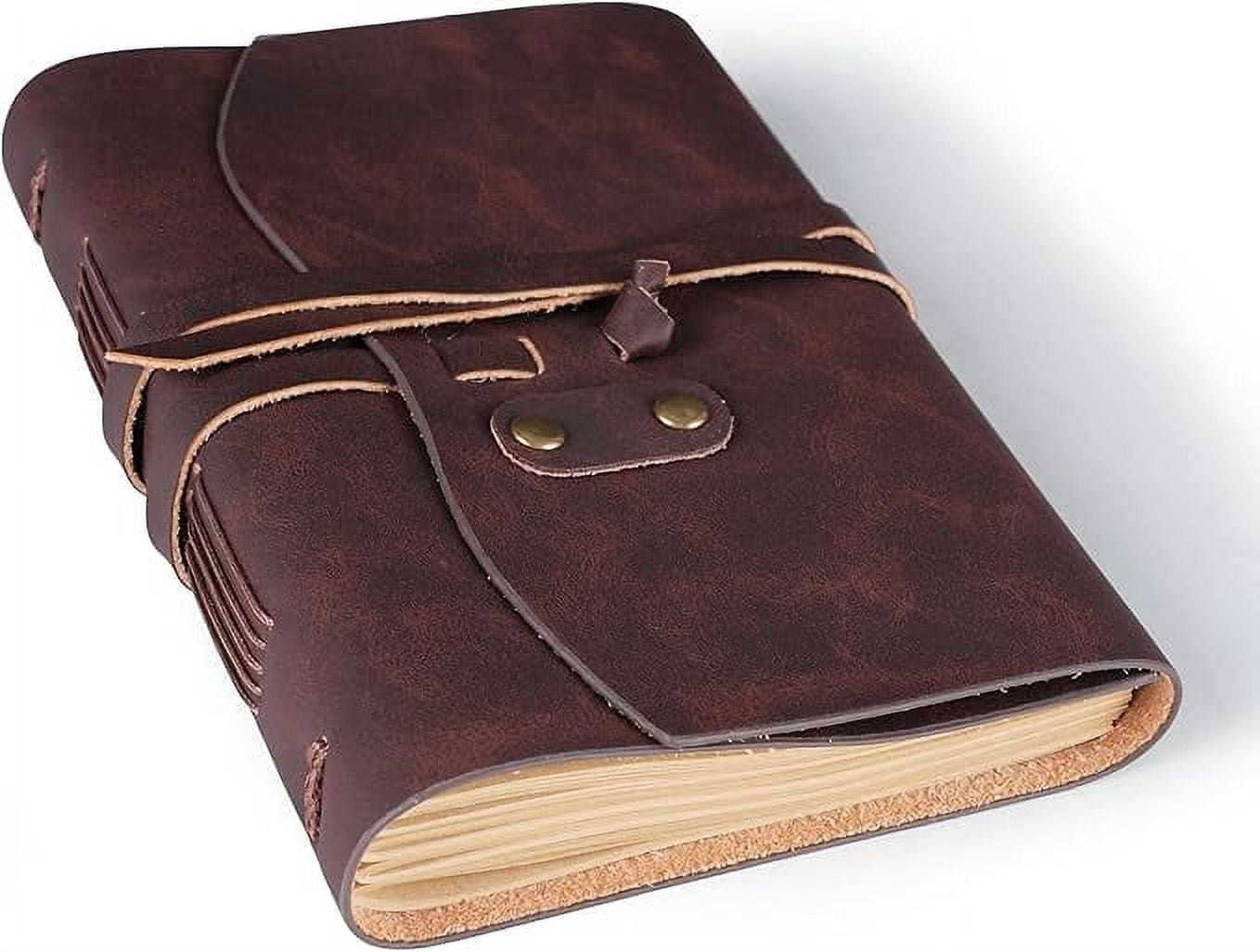 Leather Journal for men for Writing, Handmade Genuine Leather 