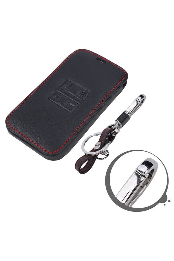 Leather Key Case, For Renault Remote Controllers Car Key Case Key Ring 2Pcs/Set