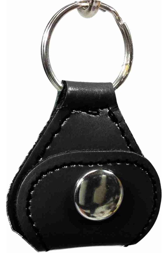Leather Key Chain with Guitar Pick Holder Picks