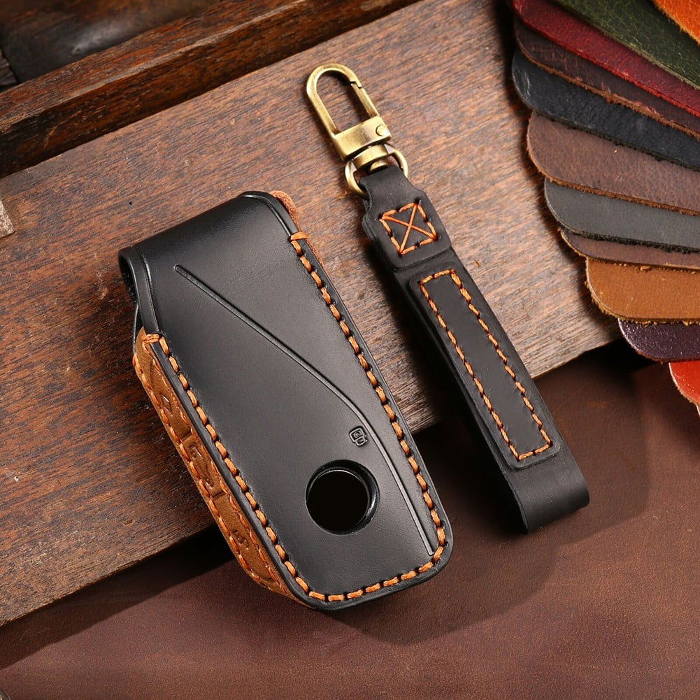 Leather Key For BMW Ix X7 I7 XM 2023 Key Fob Cover Protection Remote ...