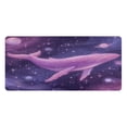thumbnail image 1 of Leather Keyboard and Mouse Desk Mat Office Desk Accessories Protective Office Desk Decor Desk Pad Mat for Gaming, Work from Home, Office Whale in Space 16.5" x 35.4", 1 of 9
