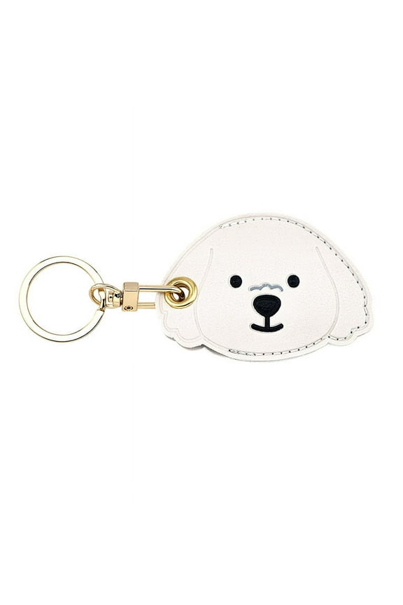 Leather Keychain Case Holder for Apple Airtag,Protective Air Tag Cover with Keychain Ring,Anti-Scratch Airtags Case for Keys