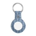 Leather Keychain Holder Case Arabesque Pattern,Cute Protective Cover