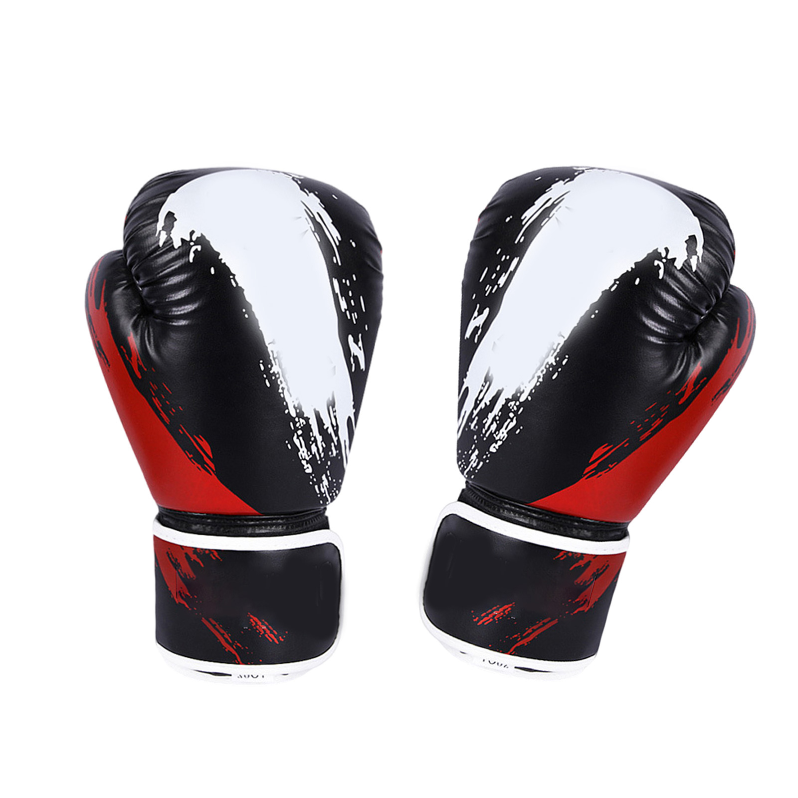 Leather Kickboxing Training Gloves Sparring Glove for Men Women Teens Kickboxing Boxing Workout Gym Fitness 10oz 6oz