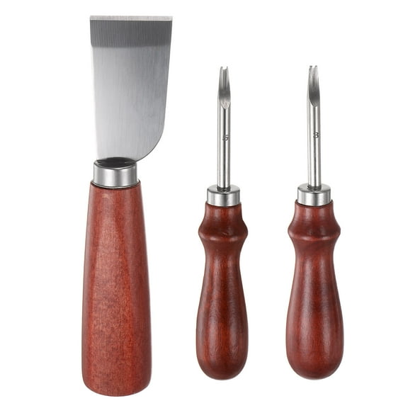 Leather Knife Set, Edge Bevelers Cutting Knife for DIY Leathercraft