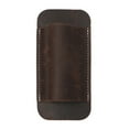 thumbnail image 1 of Leather Knife Sheath Men EDC Organizer Retro Belt Carrying Knife Holder Pocket Folding Knife Holster Horizontal Scabbard for Adventurers Belt,Coffee, 1 of 8