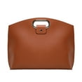 thumbnail image 1 of Leather Laptop Tote Briefcase for Craft and Stationery, 1 of 7