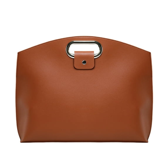 Leather Laptop Tote Briefcase for Craft and Stationery