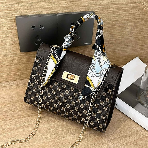 Leather Large Capacity One Shoulder Crossbody Bag, Multi-Compartment Handbag, Fashion Women's Purse for Daily Work Shopping