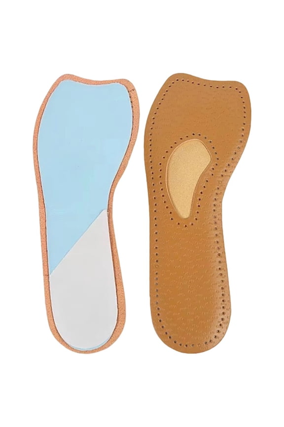 Leather Latex High Heel Inserts for Women, Invisible Cushioning Insoles for Sandal, Self-Adhesive, Sweat-Absorb, Shoe Pads for Pain, Blister, Heel Sore
