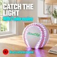 Leather Led Rechargeable Light-up Baseball - Illuminate The Game ...