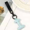 thumbnail image 1 of Leather Letter A-Z Keychain for Women Bag,Charms Purse Charms for Handbags Leather Alphabet Initial Letter Keychain,Initial Letter Keychain Gift for Women Girls Backpack Car Key Accessories Lanyard, 1 of 4