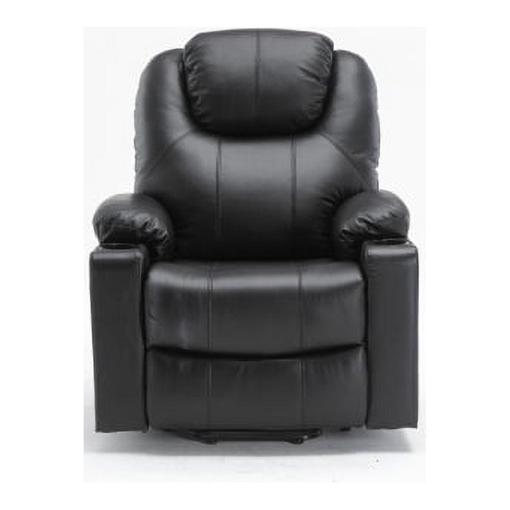 Leather Lift Recliner for Elderly with Massage and Heat,Electric Power
