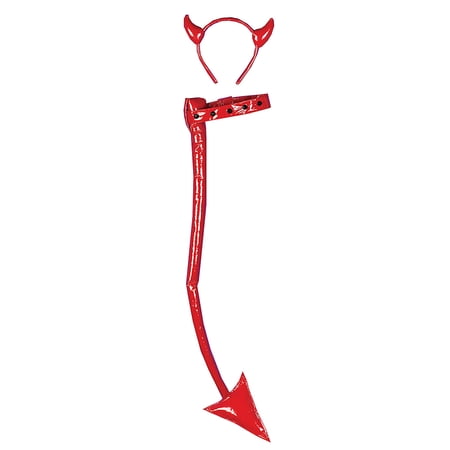 Leather-Like Devil Set Adult Halloween Accessory