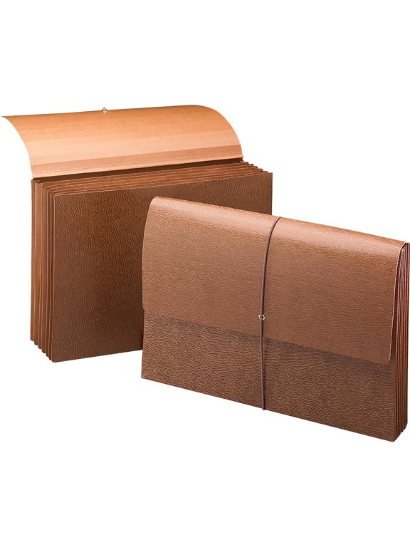 Leather-Like Partition Wallets with Elastic Cord