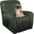thumbnail image 1 of Leather Like Recliner Chair Covers Heavy Duty, 4 Pieces Lazy Boy Recliner Cover for Recliner Chair, Leather Cover for Recliner slipcovers Washable for Pets (Army Green), 1 of 13