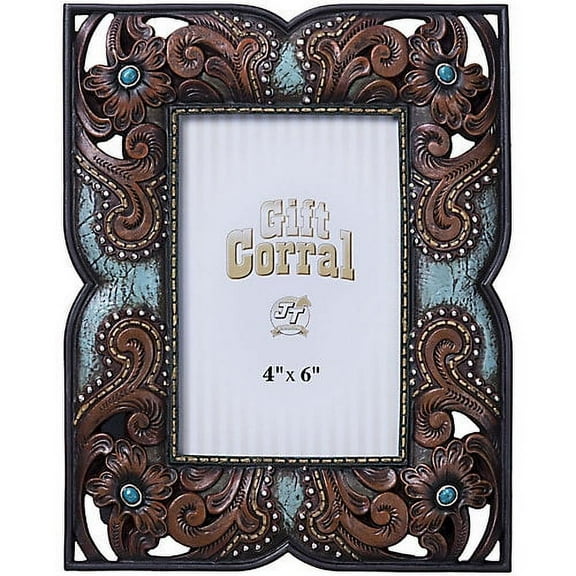 Leather Look 4x6 Photo Frame