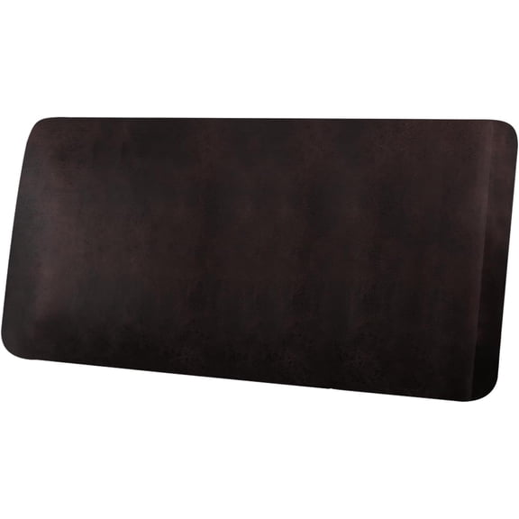 Leather Look Couch Cushion Covers Sofa Seat Slipcovers Sets Couches Furniture Protector for Sectional Armchair Loveseat Pets Kids Stretch Spandex Fabric (1 Cushion Loveseat, Chocolate)