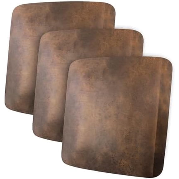 Leather Look Couch Cushion Covers Sofa Seat Slipcovers Sets Couches Furniture Protector for Sectional Armchair Loveseat Pets Kids Stretch Spandex Fabric (3 Cushion Sofa, Dark Brown)