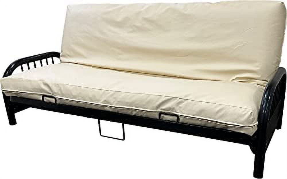 Canvas Full Size Futon Mattress Covers, Slipcovers Rosewood Harrow #30