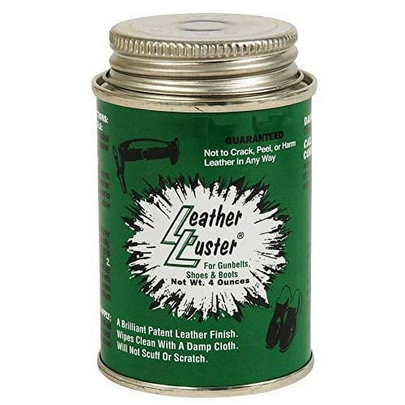 Leather Luster Leather Polish Liquid, 4 Ounce, Black