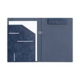 thumbnail image 1 of Leather Magnetic Folder Deep Sea Blue, Clipboard Folder Work Folder Portfolio Padfolio Resume Folder with Pocket Premium Faux Leather Interview Writing Legal Pads Document Organizer Portfolio, 1 of 9