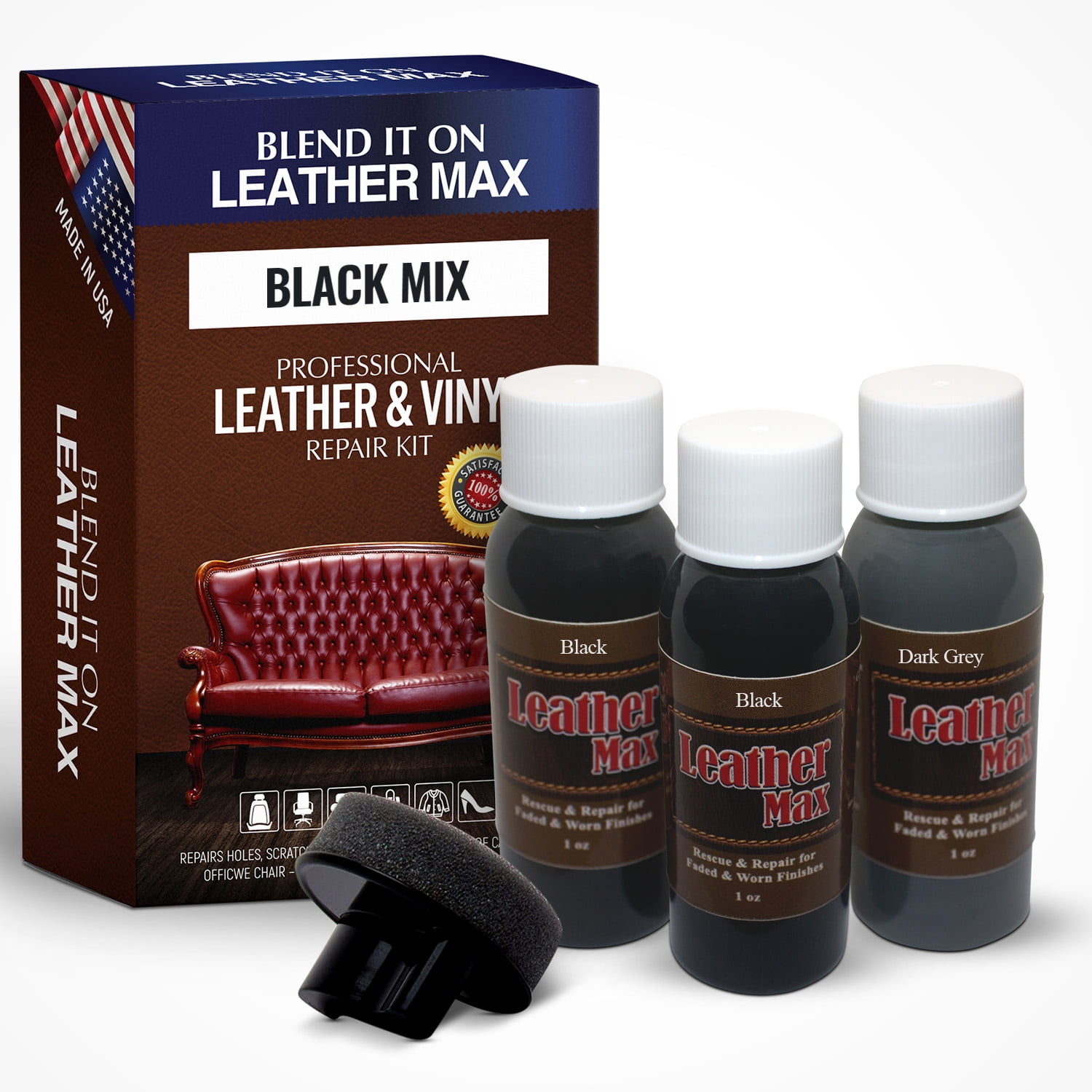  MALVIANI Leather Repair Color Restorer - Light Beige - Repair  Car Seat, Couch, Furniture, Handbag & Sofa - 1 oz. : Automotive