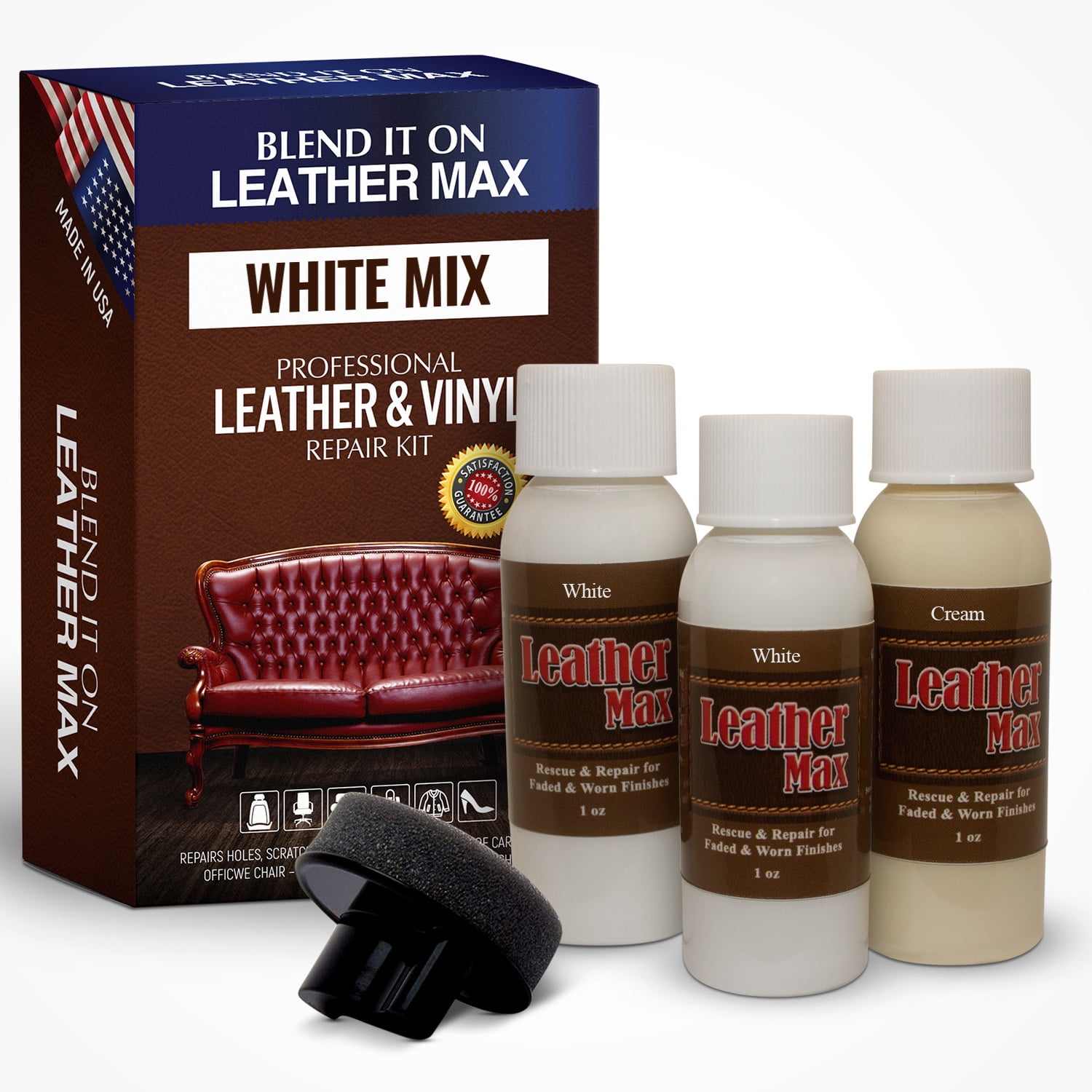 Leather Repair Paint ALL IN ONE Leather Dye For Restoring Leather 50ml 250ml